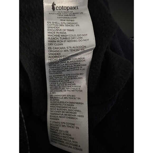 Cotopaxi Bandera Joggers Blue Fleece Pull On Lounge Sweatpants Sz XXL Womens - Picture 11 of 12